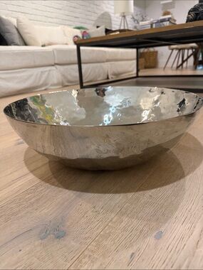 Mary Jurek Hammered Silver Decorative Bowl